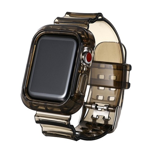 Clear Sports Band TPU Strap Case For Apple Watch 41/45mm for iWatch Series 76543 - Picture 18 of 28