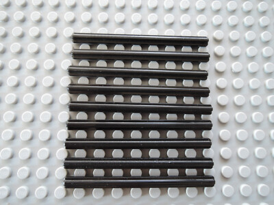 Lego 10 x Technic Achse Kreuzstange Kreuzachse 8L 3707 schwarz