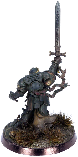 Warhammer 40K Space Marines Black Templars Emperors Champion Conversion - Picture 18 of 24