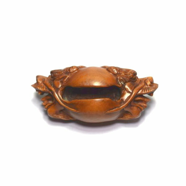 Netsuke Antique Dragon Woodcraft Signed Japanese Boxwood carved