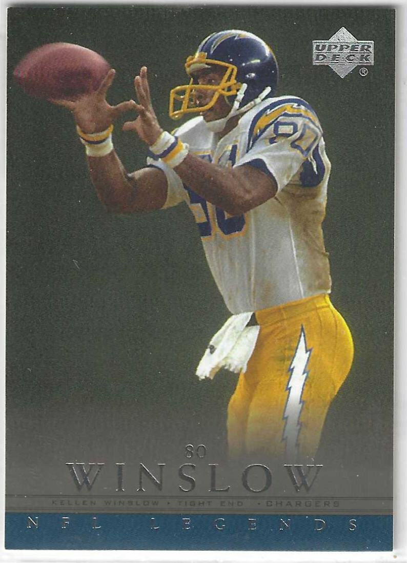2000 Upper Deck Legends #66 Kellen Winslow Sr San Diego Chargers Missouri HOF