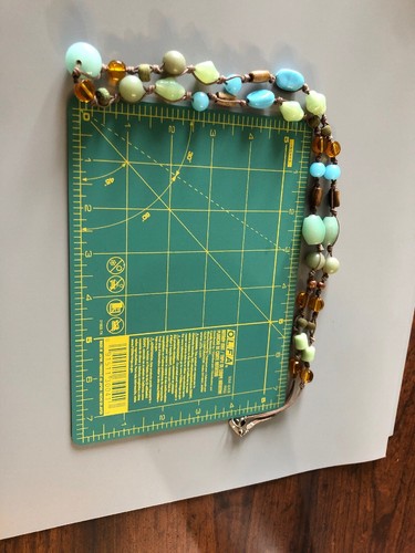 Vintage Colorful Signed NY Necklace - Picture 4 of 4