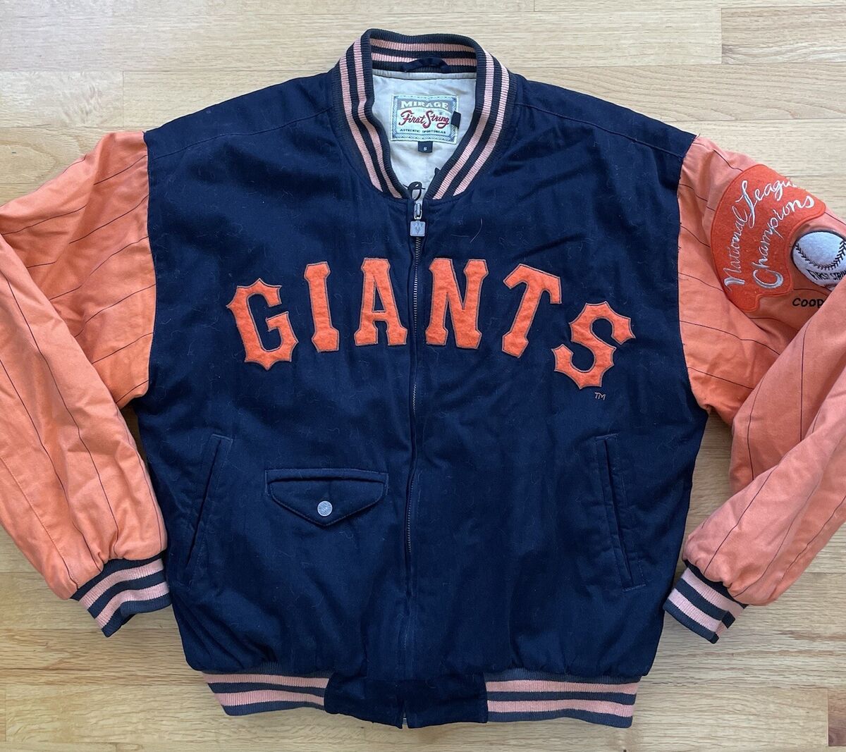 Vintage 70’s Mirage Sportswear New York Giants NL Champions Jacket Sz. Small