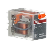 (Box of 10) ABB CR-M120AC3 120VAC Pluggable Interface Relay