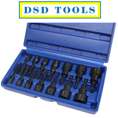 US PRO 14pc 1/4" Hex Dr Magnetic Impact Nut Driver Set Metric 7164 - Picture 1 of 4
