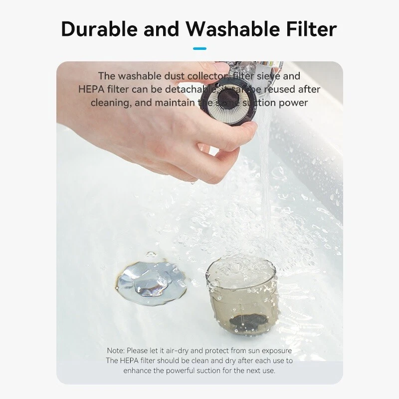 Foldable Cordless Car Vacuum Cleaner 5000Pa Powerful Suction Handheld Cleaning - Image 3 of 4