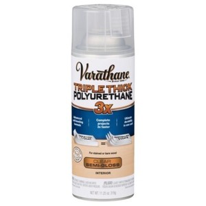 Varathane 1694710 11.25 oz Triple Thick Transparent Polyurethane Clear Semi-G...