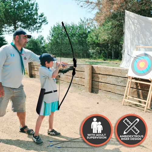 Archery Recurve youth bow & 5*Arrow Set Equipment for Teens & Kids gift - Picture 12 of 48