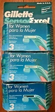 9 Gillette Sensor Excel for Women Cartridges (Made in USA)