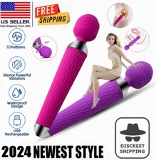 Sex Toys for Women Rechargeable G-spot Clit Vibrator Dildo Massager Adult Gifts