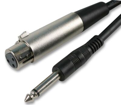 Câble Pro-Signal XLR Femelle Vers Jack Mâle 3 Mètres – Lot De 8 Câbles Assemblés