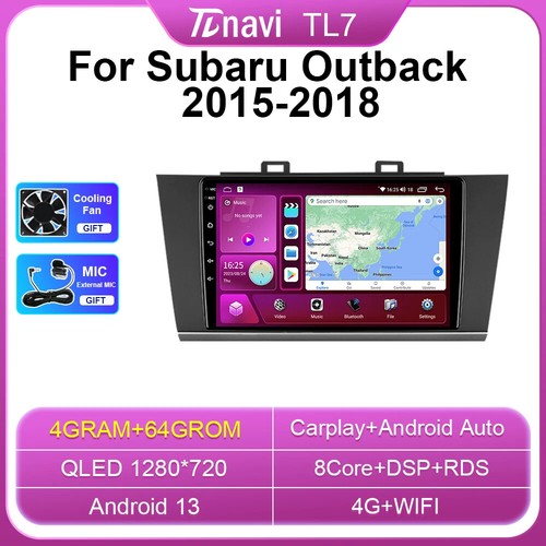 For Subaru Outback Legacy 2015-2018 GPS Android CarPlay Car Radio Player Screen - Bild 9 von 18