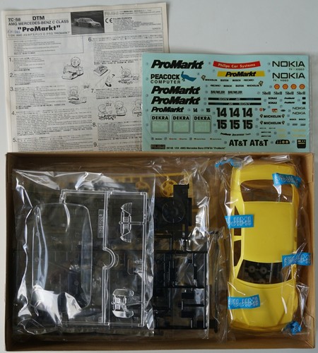 Fujimi 06148 (TC-58) 1/24 AMG Mercedes-Benz C-Class 1994 DTM 'ProMarkt' - Picture 4 of 4