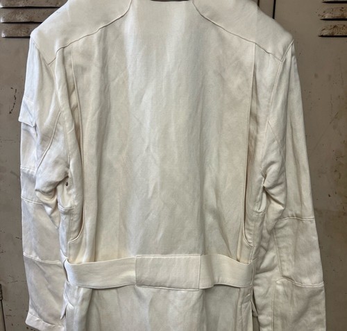 RALPH LAUREN Black Label Field Jacket Size 6 Cream White - Picture 10 of 11