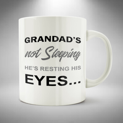 grandads not sleeping mug
