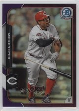 2015 Bowman Chrome Purple Refractor 34/250 Marlon Byrd #59 z6b
