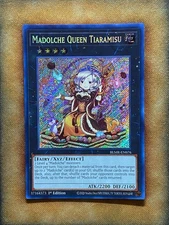 Yugioh Madolche Queen Tiaramisu BLMR-EN076 Secret Rare 1st Ed NM