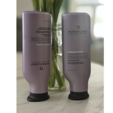 Pureology Hydrate Sheer Shampoo Conditioner Set, Color Care, 266ml/9 fl oz
