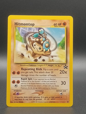 #ad Pokemon Hitmontop #37 Black Start Promo $8.99