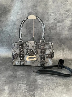 Sac à main gris Guess Vintage Y2K monogramme medium - Photo 1/4
