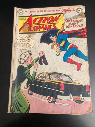 ACTION COMICS #160 (DC/1951) *Golden Age Superman!* Strong Colors/Lower Grade