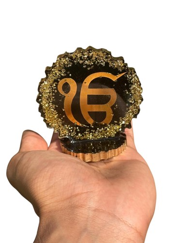 Ik Onkar Stand Sikh Desktop Home Decor Singh Kaur Khalsa Punjabi Display ZZZ13 - Foto 7 di 10