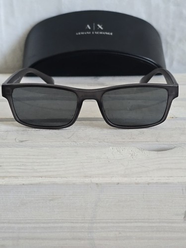 Armani Exchange Herren Sonnenbrille im Etui Modell # AX 3070 grau mit blauem Logo - Bild 4 von 8