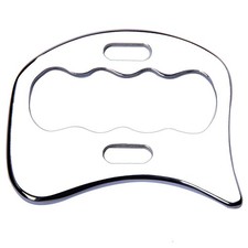 FeelFree Sport Stainless Steel Gua Sha Scraping Massage Standard, Silver