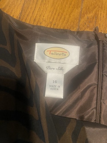 Talbots ๐ฏ Silk Dress 12 - Picture 4 of 4