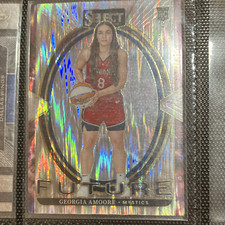 Panini 2025 Select WNBA Select Future Georgia Amoore Mystics #4 Silver Prizm RC