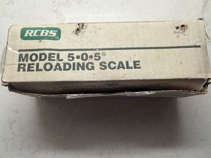 New RCBS 505 Reloading Scale In Box With Paperwork Model 09071!