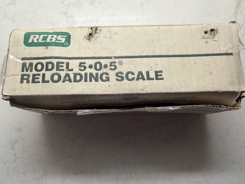 New RCBS 505 Reloading Scale In Box With Paperwork Model 09071!