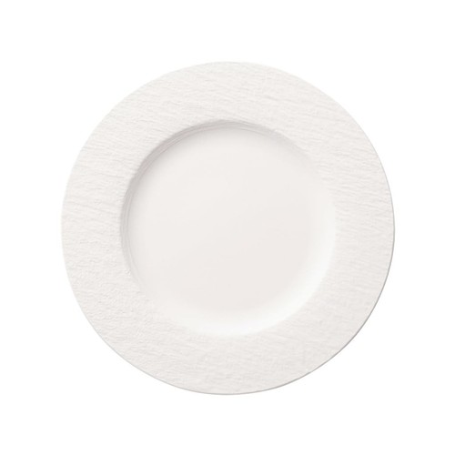 Manufacture Rock Blanc Dinner Plate, 10.5 in, Premium Porcelain, White