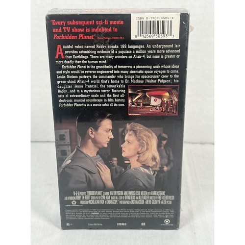 Forbidden Planet (VHS, 1956/1999) Remastered Edition SCI-FI Leslie Nielsen NEU - Bild 2 von 5
