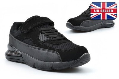 Jungen Schulschuhe Jungen Schulschuhe Jungen Turnschuhe P.E PE Mädchen Turnschuhe schwarz