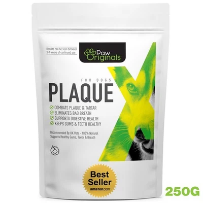 PLAQUEOFF 250G Plaque X 100% Natural Plaque Off Tartar Remover For Dogs & Cats Amazon No1