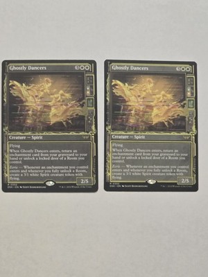 2x Ghostly Dancers - Showcase - Duskmourn - Near Mint