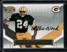 2008 Donruss Gridiron Gear #P-48 Willie Wood Performers Autographs #/100