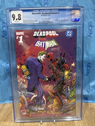 DEADPOOL BATMAN #1 Cgc 9.8 Traded Graded Comic PATRICK GLEASON 2025 MARVEL DC