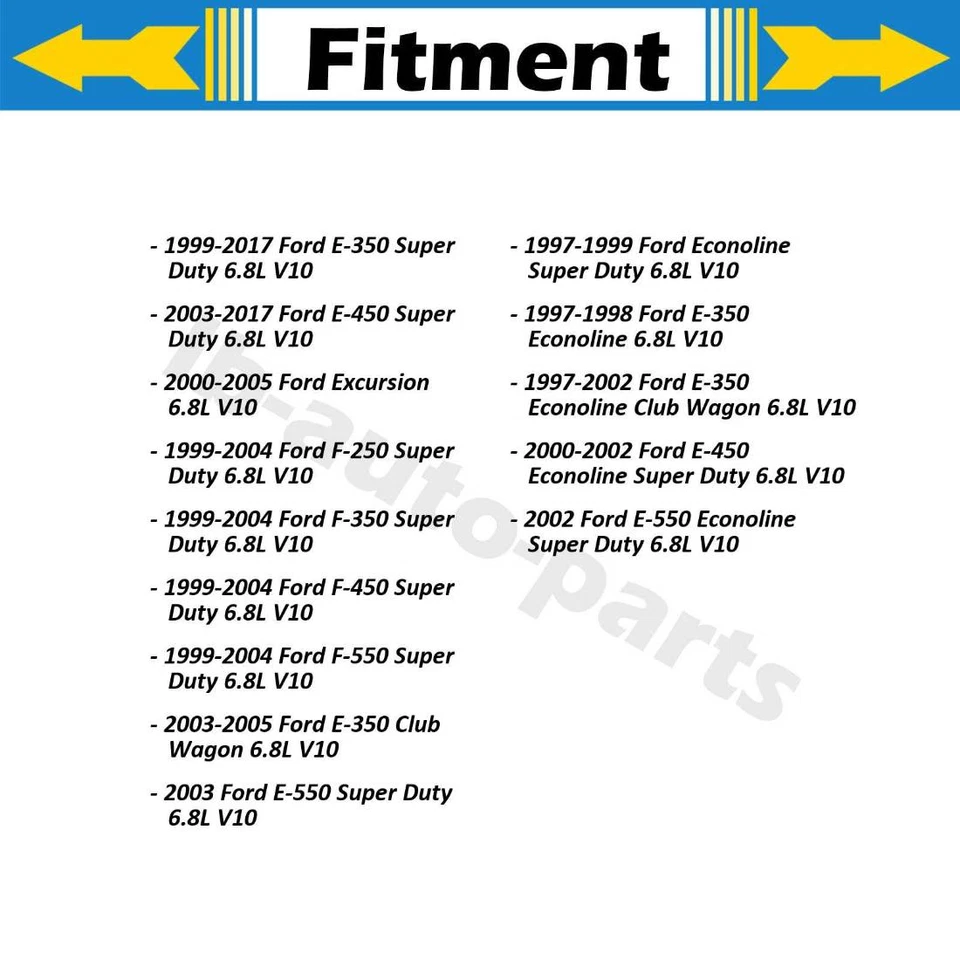 10x Bobina de encendido Delphi para Ford E-350 Econoline 1997-1998 Foto 2 de 4