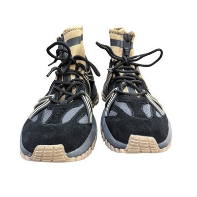 Zara Chunky Hiking Sneaker Boots EU 40 Trail Lug Sole Zip Lace Techwear Mens 7