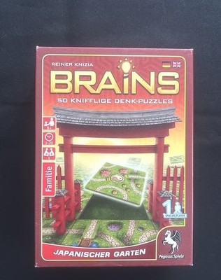 Brains 50 knifflige Denk-Puzzle Brettspiel von Pegasus Spiele vollständig