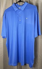 Callaway Opti-Dri Men's Golf Polo Shirt Blue Size XL
