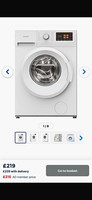 Comfee Front-Loading Freestanding Washing Machine, White, 400mm Depth