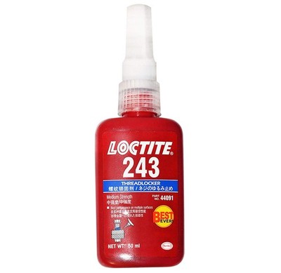 Loctite 243 Threadlocker Blue Liquid 50 ml Bottle - Pack of 1.69 Ounces, 