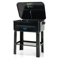 SGS Vehicle Parts Washer, 75L Tank & Flexible Hose, Free Standing w/ Shelf & Lid