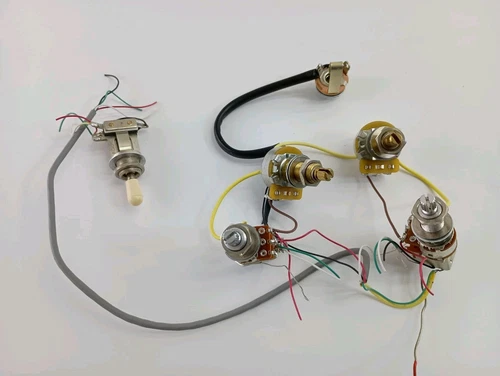 2012 Gibson Les Paul Wiring Control Harness Push Pull Pots Switchcraft