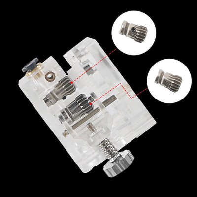 Transparent Dual Gear Dual Drive Extruder Kit For Ender 3 Pro Open Source 3D