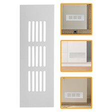  Door Air Vent Grille Ventilation Aluminum Alloy Multipurpose Cabinet