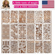 Stencils for Crafts Reusable Texture Stencils for Painting